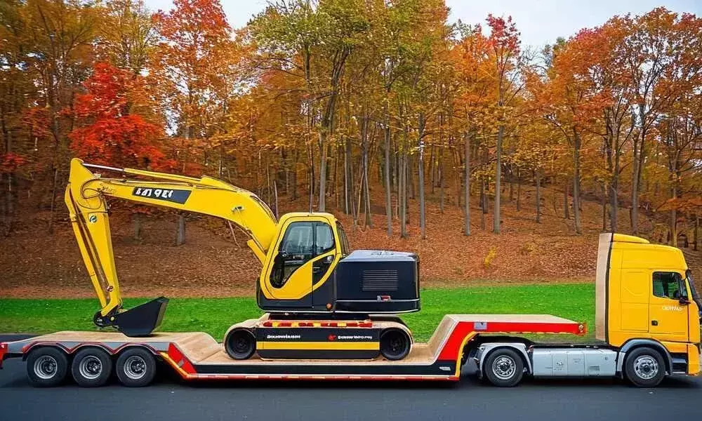 excavator transport services