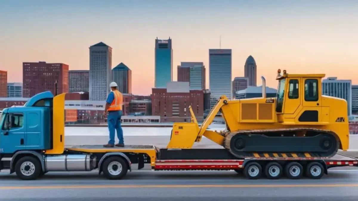Construction Equipment Auto Transport Shipping Company USA