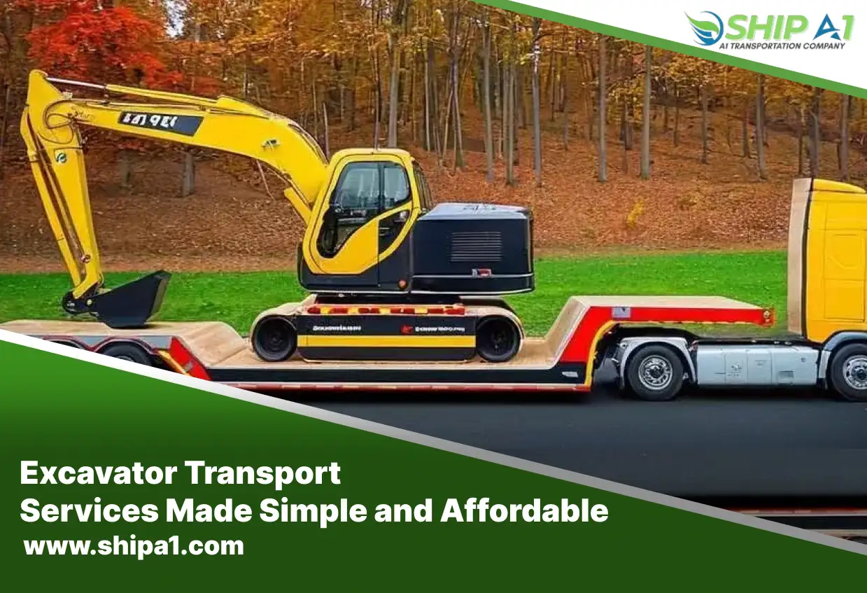 excavator transport services