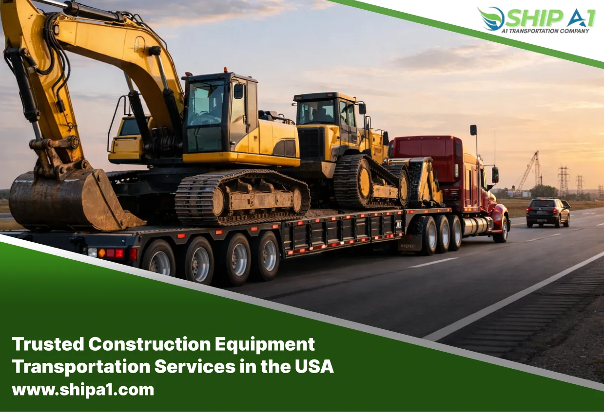 construction equipment shipping