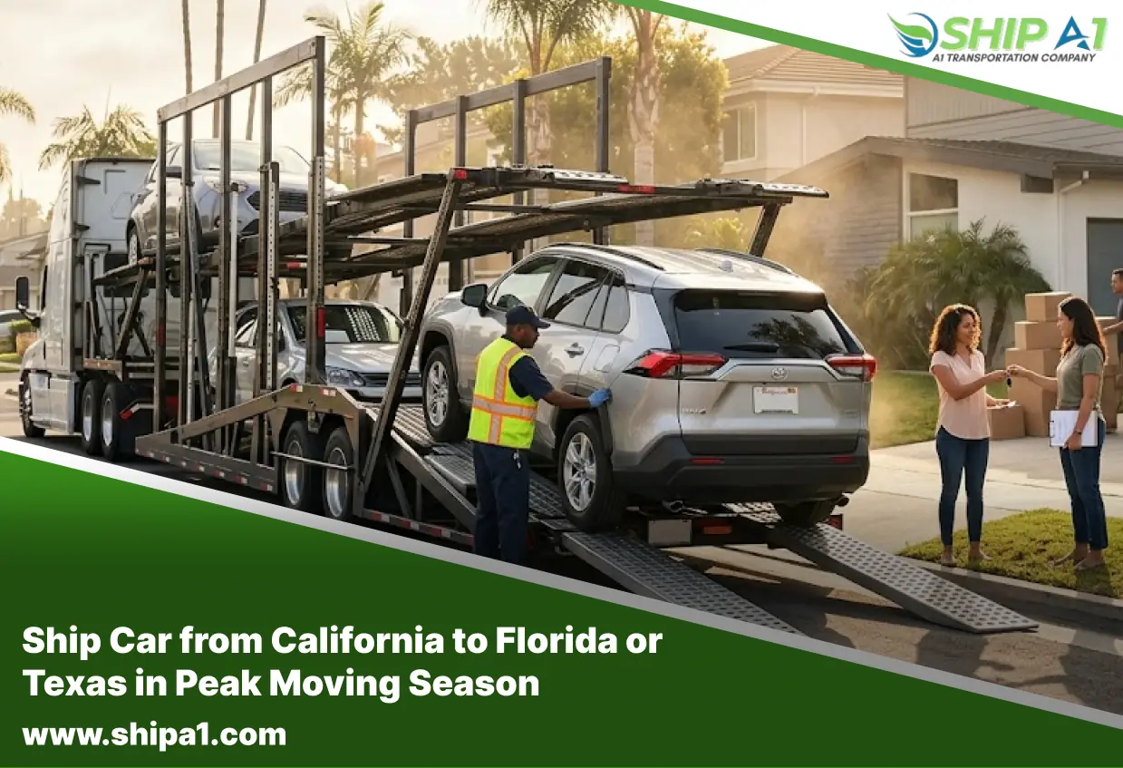 California Car Shipping to Florida & Texas