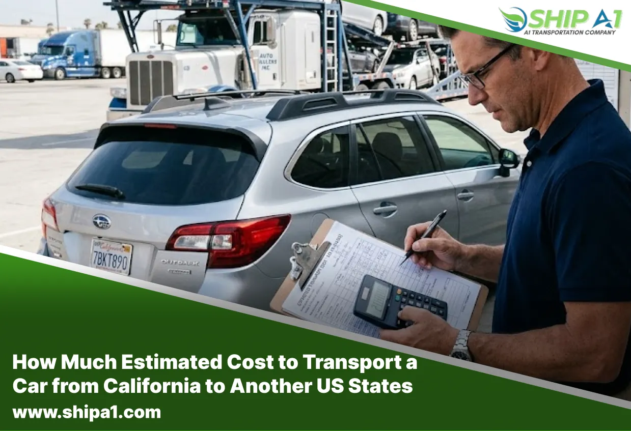 How Much Estimated Cost to Transport a Car from California to Another US States