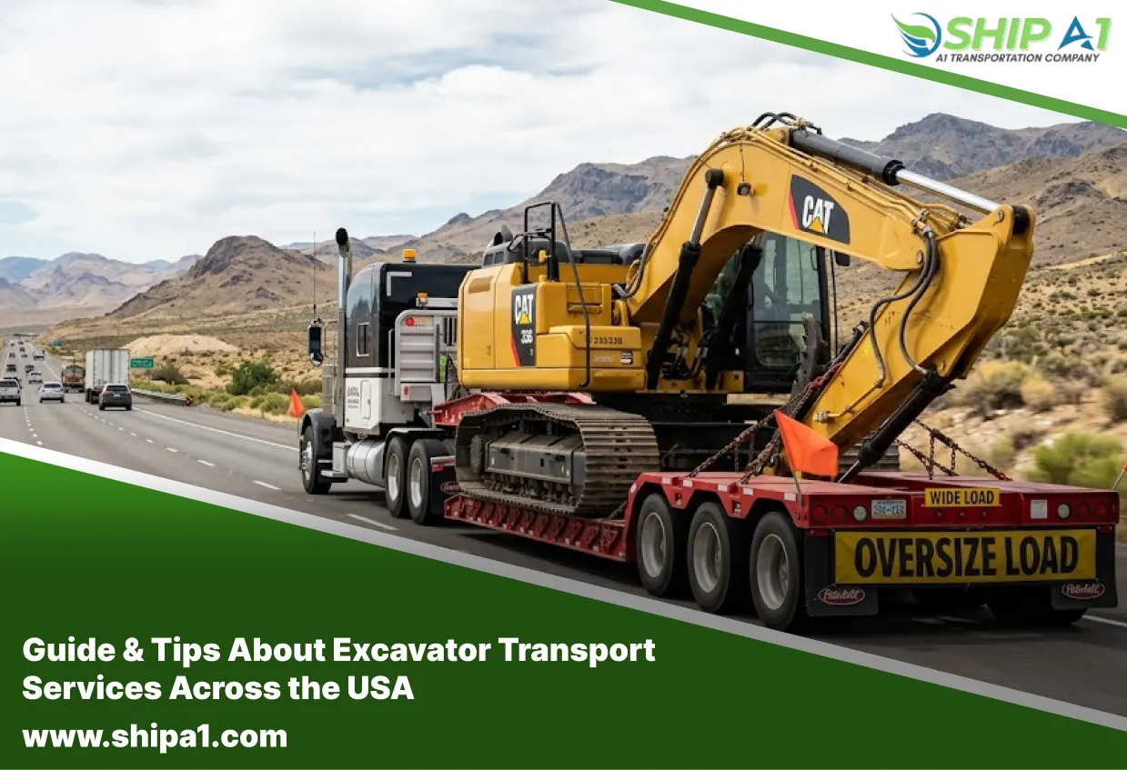 how do i ship an excavator