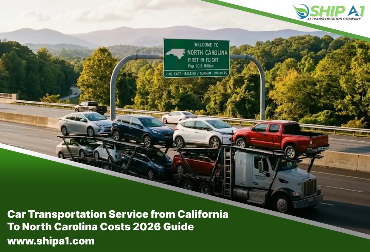 ship car from california to north carolina