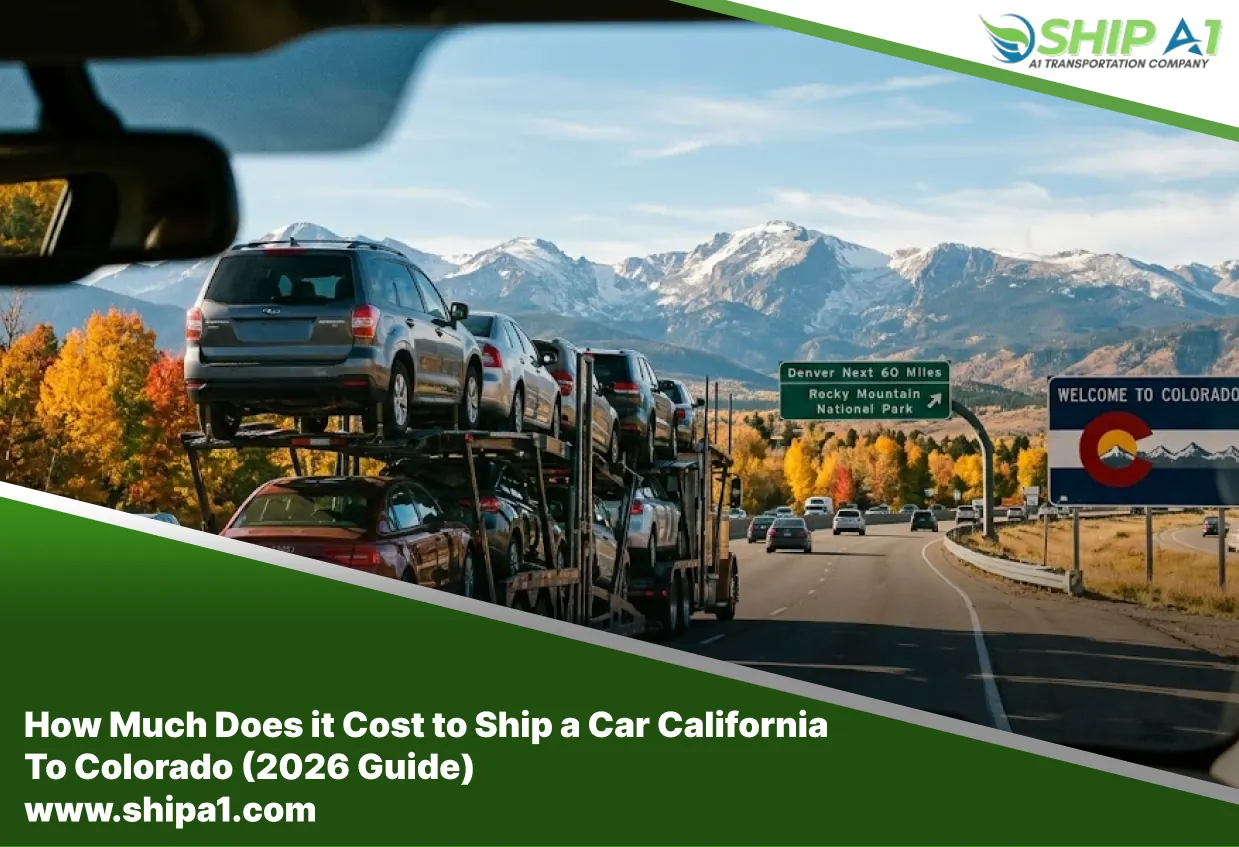 ship car from california to colorado