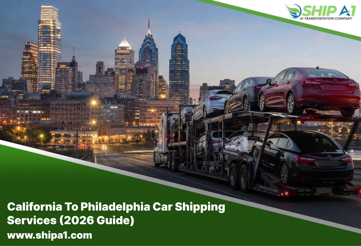 California to philadelphia car shipping services