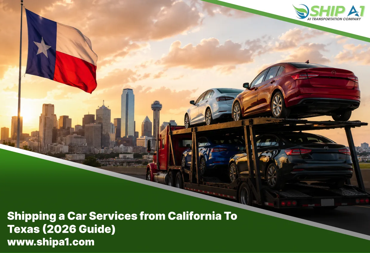 Shipping a Car Services from California To Texas (2026 Guide)