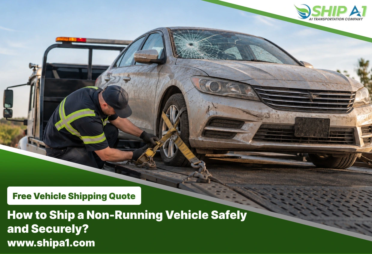 How to Ship a Non-Running Vehicle Safely and Securely?