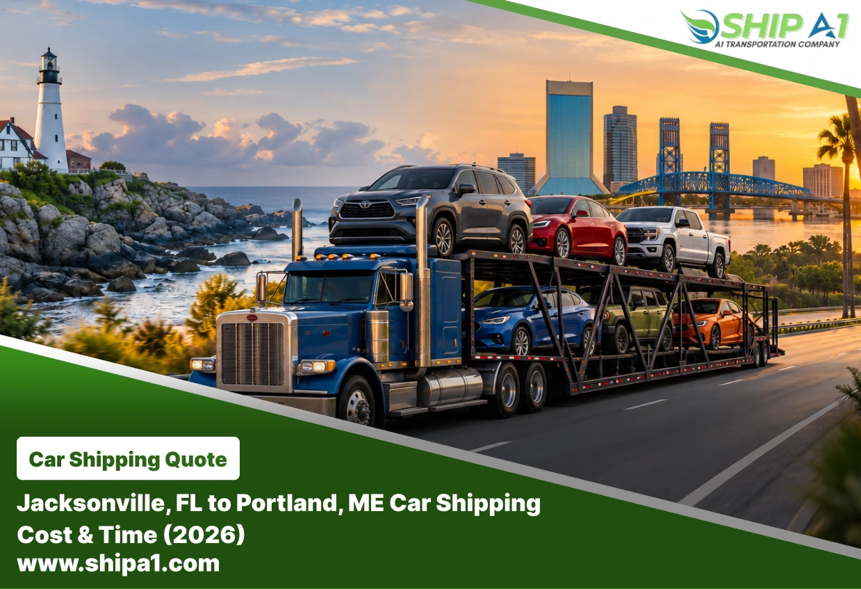 Jacksonville, FL to Portland, ME Car Shipping Cost & Time (2026)