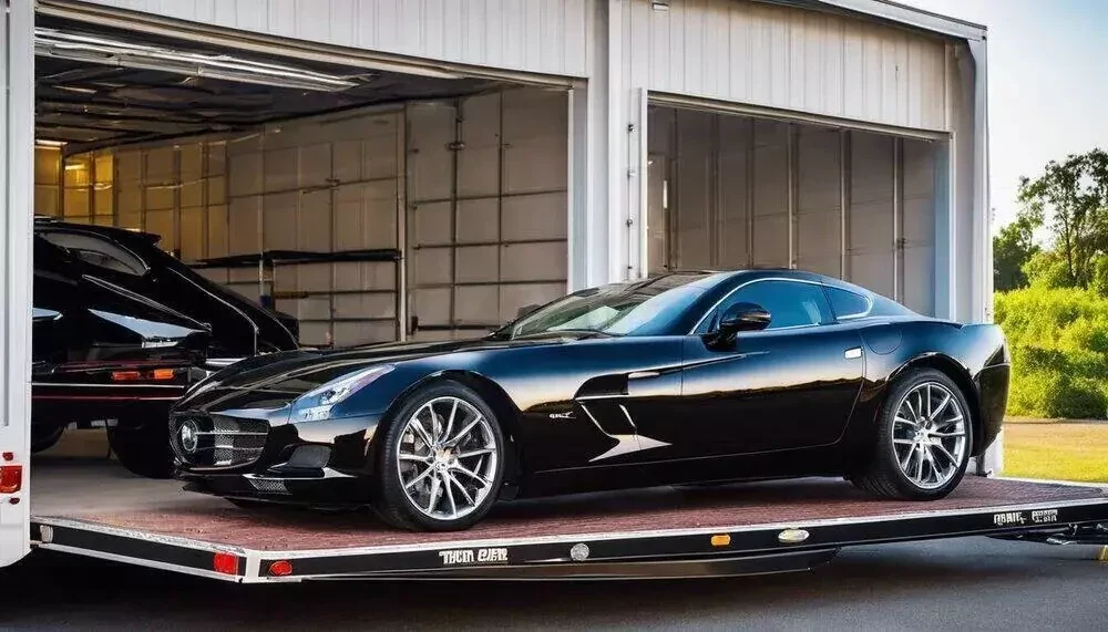 luxury car enclosed transport services