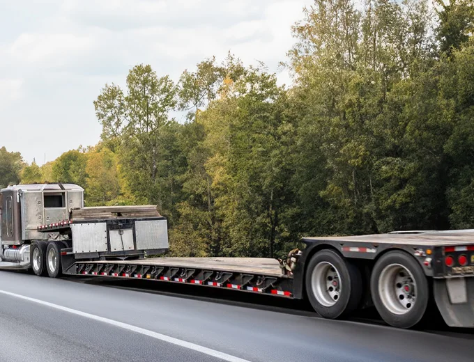 Drop Deck Trailer Shipping