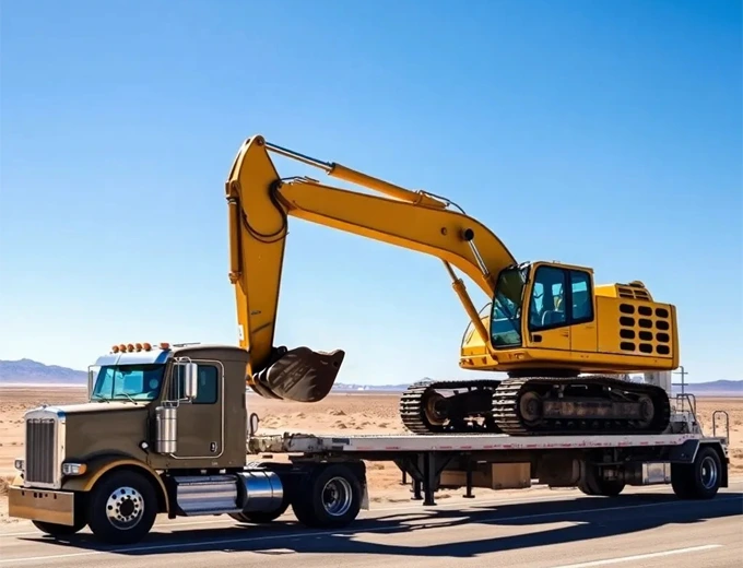 Flatbed Excavator Trailers